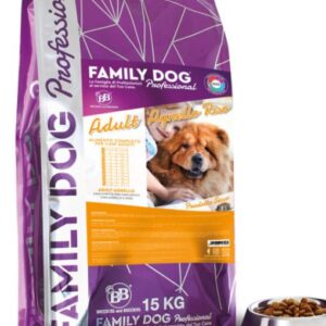 Family dog Professional briketi za odrasle pse: jagnetina, riž, 12 kg